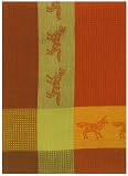 Waffle Weave 100% Cotton Fox Sage Green Dishtowel 18" X 28" Set / 6