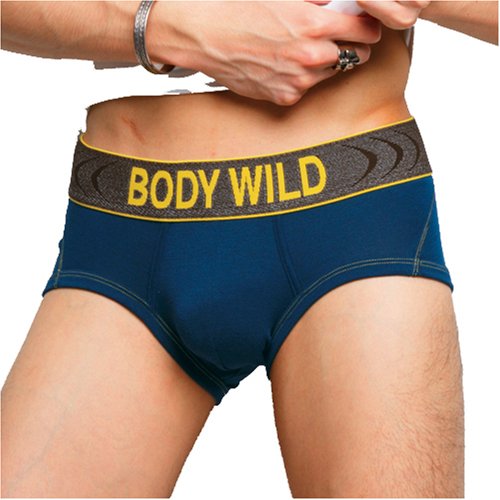 グンゼ BODY WILD CULTURE_ReMIX ローライズブリーフ前閉じ 【カラーステッチ】 BWR040V