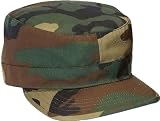 4540 Woodland Camouflage Adjustable Fatigue Cap