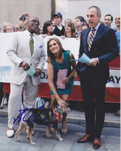 Al Roker Autographed Signed 8x10 Matt Lauer Meredith Viera Photo COA 'NBC Today'