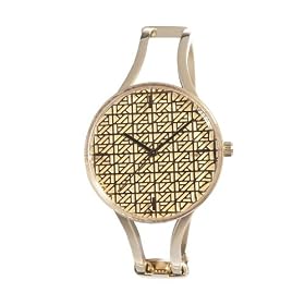 AK Anne Klein Women's Gold-Tone Watch #108604GMGB