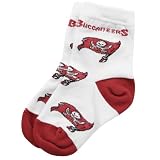 Tampa Bay Buccaneers White All Over Team Logo Socks