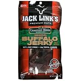 Jack Link's Buffalo Jerky, Original, 3-Ounce Packages (Pack of 6)