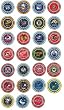 NHL HOCKEY LEAGUE NEON CLOCKS