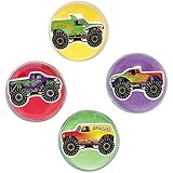 Monster Truck Bouncing Balls (1 Dozen) - Bulk