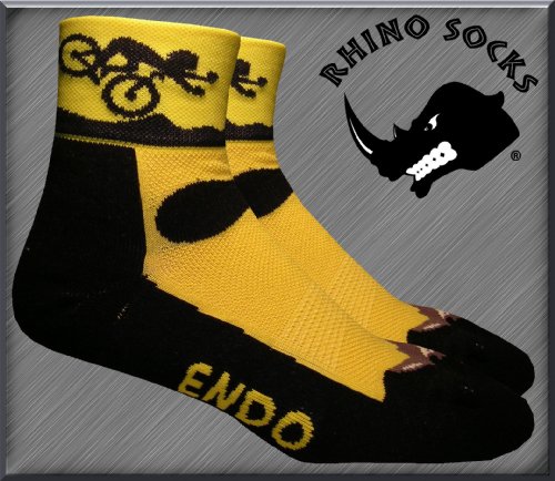 Buy SS series, Endo, black yellow, anklet sports cycling biking hiking running socks