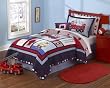 Fireman Full/Queen Quilt and 2 Pillow Shams by Pem America