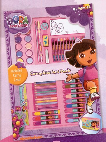 Nickleodeon Dora The Explorer 60pcs Stationery Complete Art Pack
