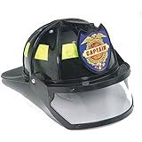 Fireman Captain Hat With Shield Adjustable Fireman Hat 2076120761
