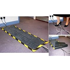 Kabelbr�cke mit Warnf�rbung - 40x120cm - mit Antirutschr�ckseite