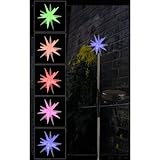 IMAGE OF Encore H5123 Solar Powered Color Changing Starburst Garden Stake