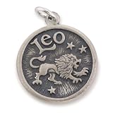 Sterling Silver Leo & Generous Zodiac Pendant