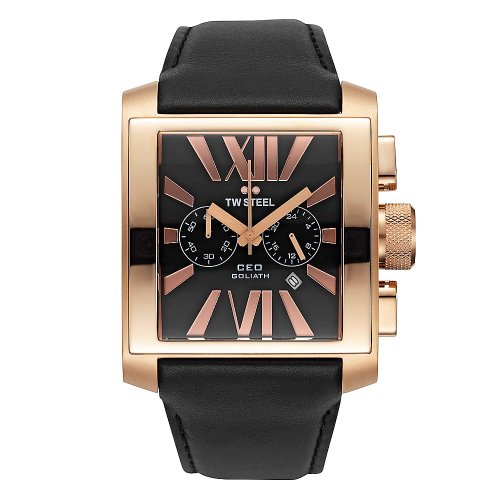 TW Steel Herren-Armbanduhr Ceo Goliath Chronograph Leder TWCE3012 Preisvergleich