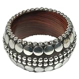 IndianFashionJewelleryBanglesSteelandWood
