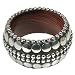 Indian Fashion Jewellery Bangles Steel and Wood