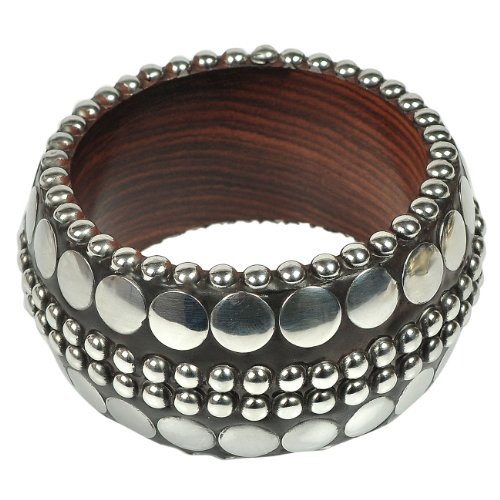 Indian Fashion Jewellery Bangles Steel and Wood