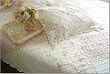 Shabby Chic "Diana" Frilly & Patchwork 3pc quilt set
