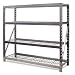 Gorilla Rack GR-7304N 4-Shelf 77-by-24-by-72-Inch Package Rack, Silver