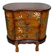 Hand-Painted Wood Chest - Tropical