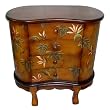 Hand-Painted Wood Chest - Tropical