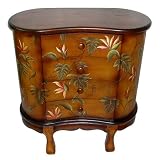 Hand-Painted Wood Chest - Tropical