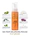 SEA FOAM VOLUMIZING MOUSSE - Infused w/Algae Extract, Burdock Extract, Hedera Helix Extract, Fenugreek Extract, Salon Quality for Long & Short Hair to create an Amazing full and luxurious style