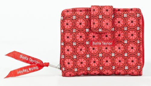 Bella Taylor Poppy Plaid Quilted Cotton Small Wallet [Apparel]