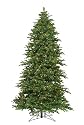 Barcana 7 1/2-Foot Tiffany Slim Christmas Tree with 1200 Multi and Clear Mini and Remote Control