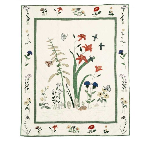Patch Magic 50-Inch by 60-Inch Wildflower Throw
