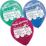 Fire Engine Fun 12in Balloons 20ct