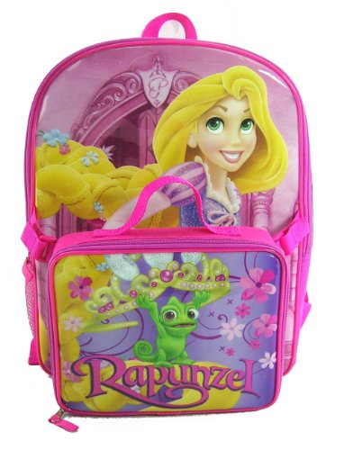 Disney Princess Rapunzel Backpack With Lunch Box