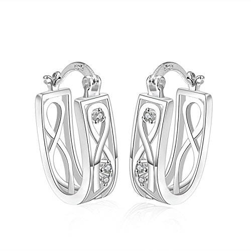 Minkang Fashion Jewelry 925 Solid Silver Classic Earrings
