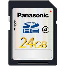 Panasonic 24GB Class 4 High Speed SD Memory Card