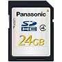 Panasonic 24GB Class 4 High Speed SD Memory Card
