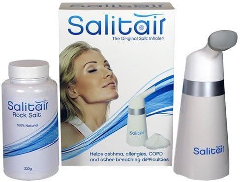 Salitair Salt Therapy Inhaler for Asthma and Allergies by Salitair
