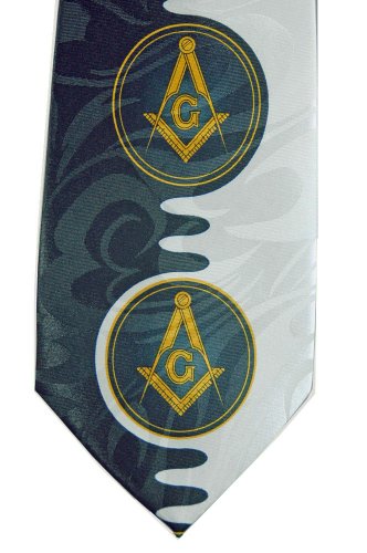 D0042 Masonic Square & Compass Tie