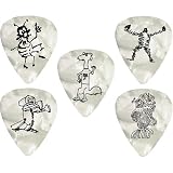Planet Waves Jerry Garcia Signature Guitar Picks, Critter-Pearl Medium