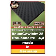 Noppenschaumstoff,Akustik Schaumstoff, Akustikschaumstoff, D�mmung, 50cm x 50cm x 3cm