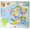 France administrative poster plastifi� 100 x 74 cm : 1/1 400 000