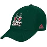 adidas Milwaukee Bucks Green Basic Logo Wool Hat