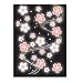 キャラクターカードスリーブ 和柄 (桜/黒)