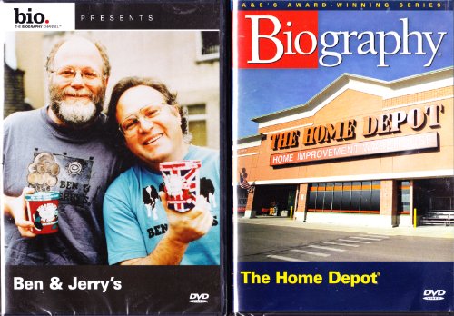 Biography Ben & Jerry Ice Cream Kings , Biography the Home Depot Construction Kings : Big Business 2 Pack