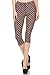 ALWAYS Women's Juniors Stretch Capri Tribal Floral Stripe Aztec Printed Leggings
