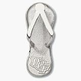 Central Florida Golden Knights 1 UCF Flip Flop Pendant - Sterling Silver Jewelry