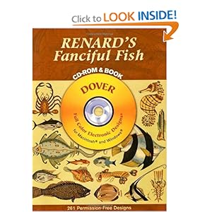 Renard's Fanciful Fish CD-ROM and Book (Dover Electronic Clip Art) Louis Renard