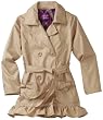 Pink Platinum Girls 7-16 Solid Trench Coat