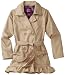 Pink Platinum Girls 7-16 Solid Trench Coat