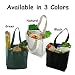 Deluxe Organic Cotton Grocery Bag with Bottle Sleeves
