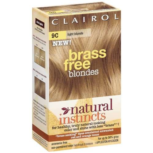 New Clairol Natural Instincts Hair Color for Brass Free Blondes, #9C Light Blonde (Pack of 2) 51qPozWYzbL. SL160 New Clairol Natural Instincts Hair Color for Brass Free Blondes, #9C Light Blonde (Pack of 2)