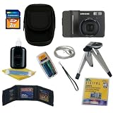 Samsung Digimax S1050 10.1MP Digital Camera with 5x Advance Shake Reduction Optical Zoom (Black) with Free 2GB Bonus Accessory Kit Included